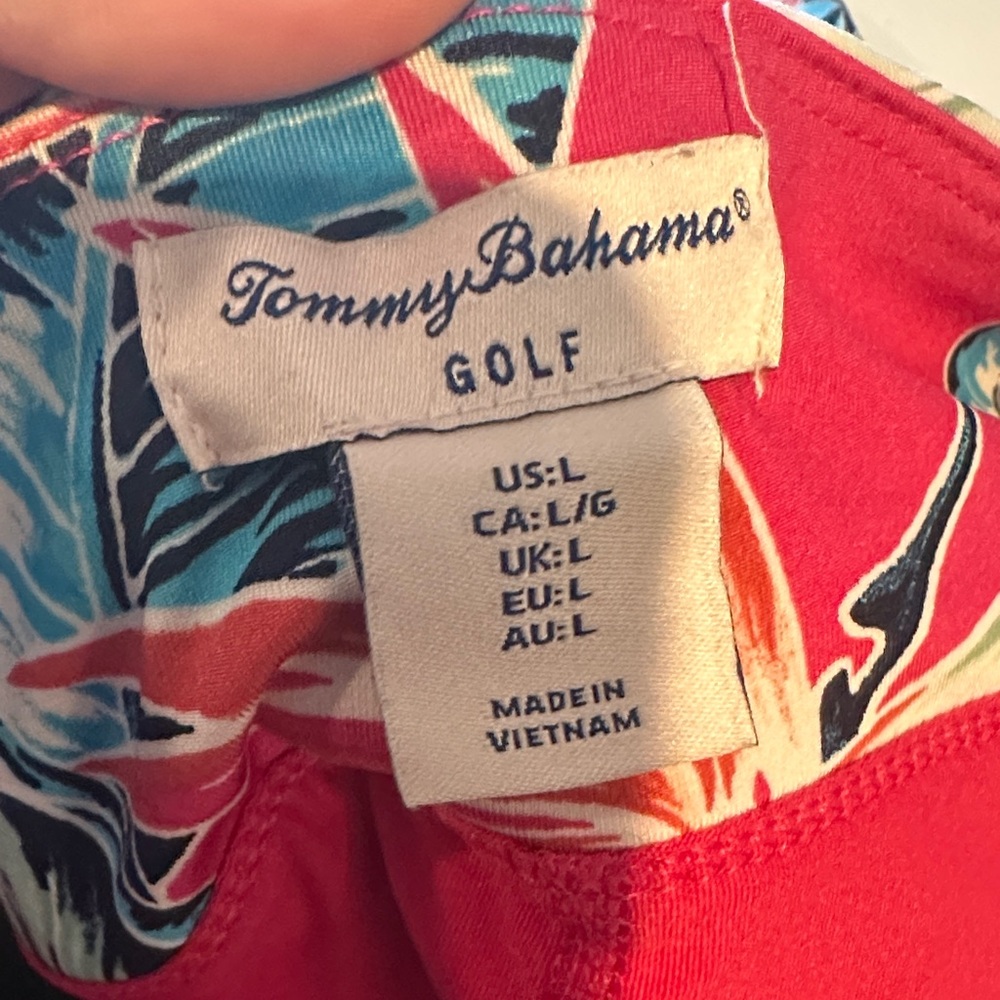 Tommy Bahama Floral Pink Skort (Skirt + Shorts) Golf Tennis Sz Large - Picture 4 of 5
